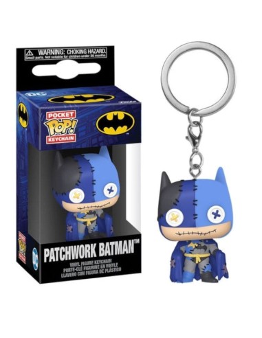 PATCHWORK BATMAN DC COMICS POP KEYCHAIN