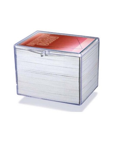 HINGED CARD STORAGE - SCATOLA TRASPARENTE 150 CARDS