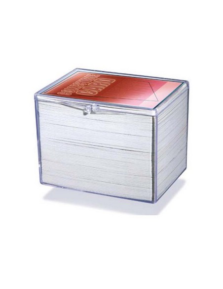 HINGED CARD STORAGE - SCATOLA TRASPARENTE 150 CARDS