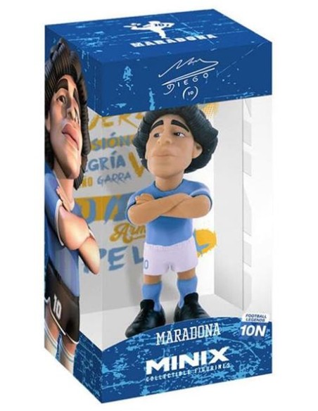 MARADONA - MINIX COLLECTIBLE FIGURINES - MARADONA (NAPOLI) - STATUA 18CM