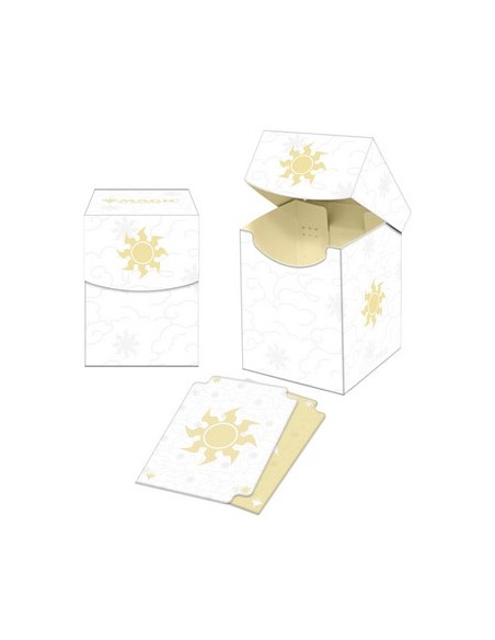 PORTA MAZZO - 100 + DECK BOX - MAGIC: THE GATHERING - MANA 8 - PLAINS