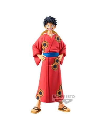 ONE PIECE - DFX - THE GRANDLINE SERIES WANOKUNI - LUFFY - STATUA 16CM
