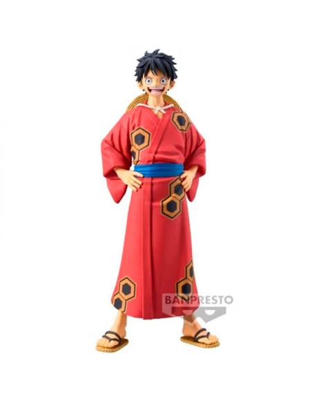 ONE PIECE - DFX - THE GRANDLINE SERIES WANOKUNI - LUFFY - STATUA 16CM