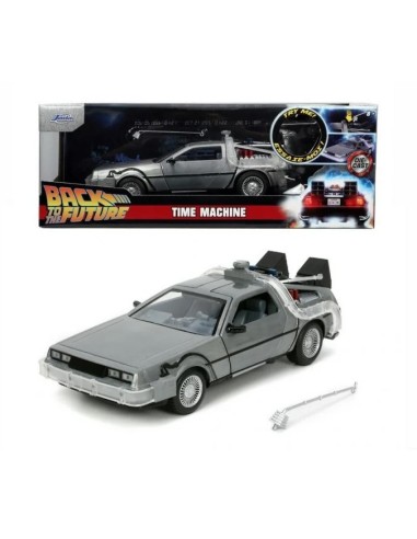 BACK TO THE FUTURE - TIME MACHINE DIE CAST CON LUCI - SCALA 1:24