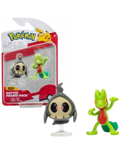 POKEMON - BATTLE FIGURE PACK - DUSKULL + TREECKO