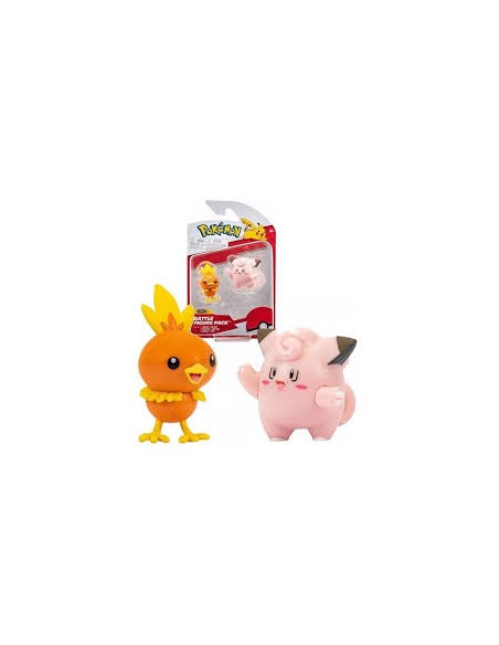 POKEMON - BATTLE FIGURE PACK - TORCHIC + CLEFAIRY