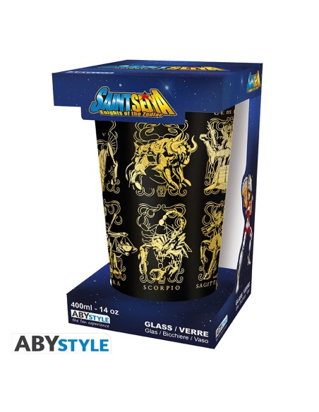 SAINT SEIYA - BICCHIERE 400ML - GOLD CLOTHS