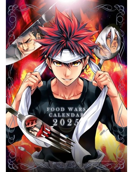 FOOD WARS CALENDARIO 2025