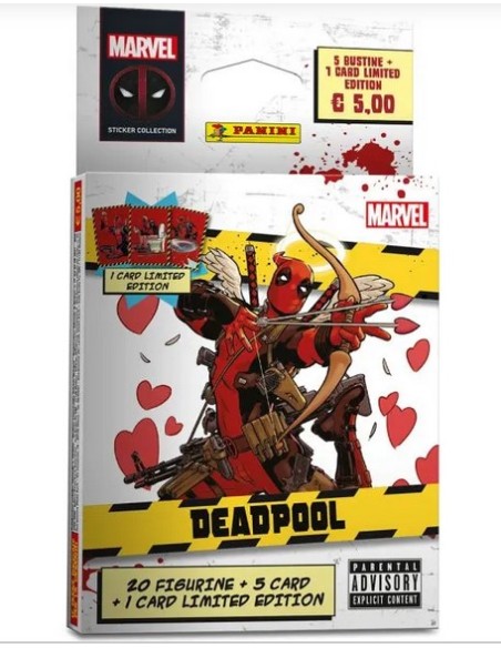 DEADPOOL STICKER COLLECTION ECOBLISTER - (contiene 5 bustine)