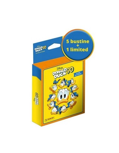 DONALD DUCK 90 - STICKER ALBUM ECOBLISTER - (contiene  5 bustine + 1 Card Limited)