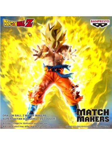 DRAGON BALL Z - MATCH MAKERS - SUPER SAIYAN SON GOKU - STATUA 14CM