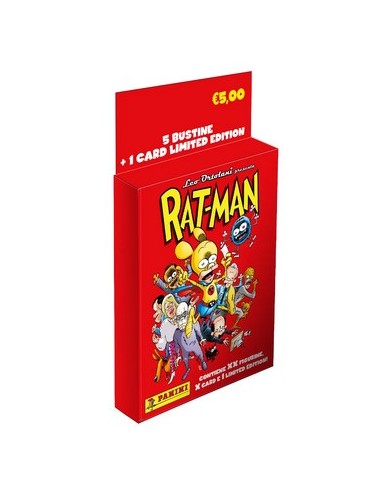 RAT-MAN - FIGURINE ALL`ATTACCO! ECOBLISTER - (contiene: 5 bustine + 1 card Limited Edition)