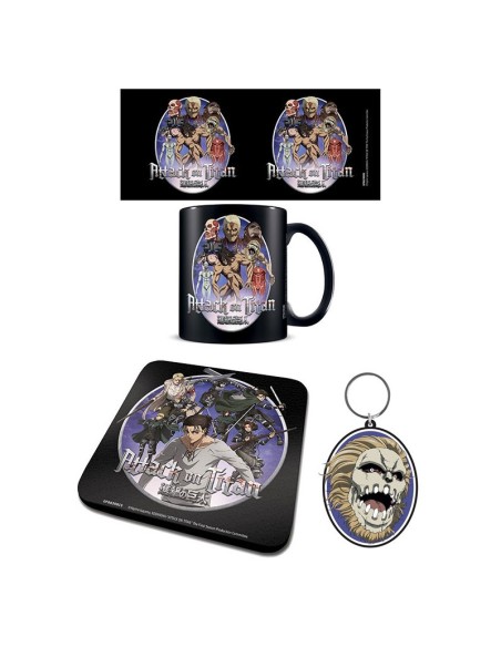 ATTACK ON TITAN - TAZZA CON SOTTOBICCHIERE - TITANS