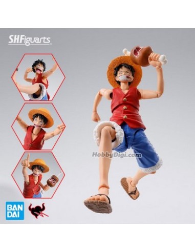 ONE PIECE - SH FIGUARTS - LUFFY ROMANCE - ACTION FIGURE 15CM