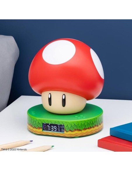 SUPER MARIO - SUPER MUSHROOM DIGITAL ALARM CLOCK