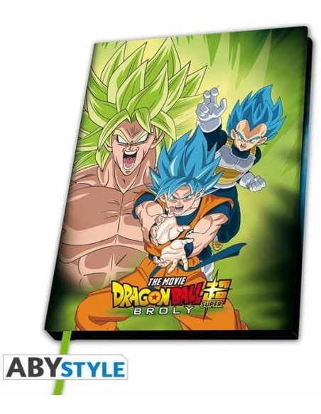 DRAGON BALL - A5 NOTEBOOK BROLY VS GOKU & VEGETA