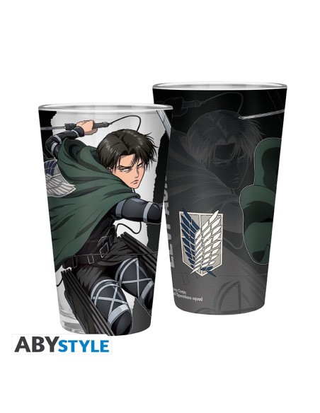 ATTACK ON TITAN - BICCHIERE 400ML - LEVI