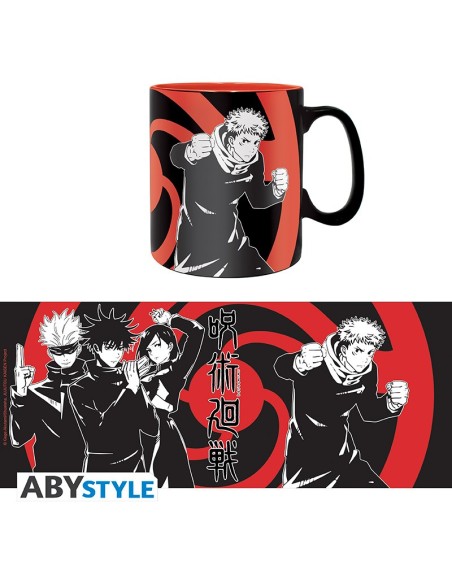 JUJUTSU KAISEN - TAZZA 460ML - GROUP BLACK & WHITE