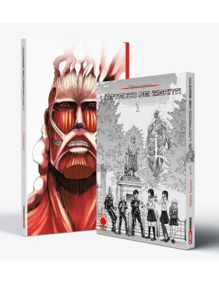 L`ATTACCO DEI GIGANTI AGENDA PERPETUA - (contiene: Agenda + L`attacco dei giganti 1 variant esclusiva)