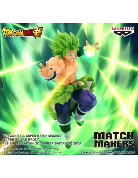 DRAGON BALL SUPER - MATCH MAKERS - BROLY - STATUA 19CM