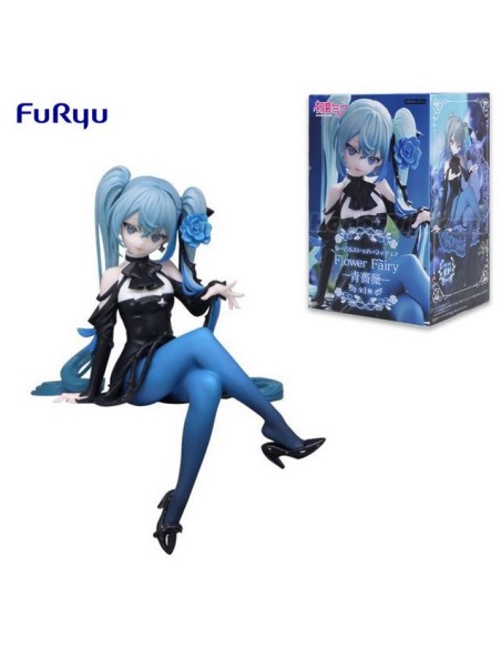 HATSUNE MIKU NOODLE STOPPER BLUE ROSE STATUE