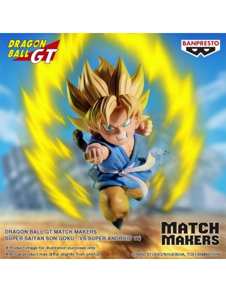 DRAGON BALL GT - MATCH MAKERS - SON GOKU - STATUA 9CM