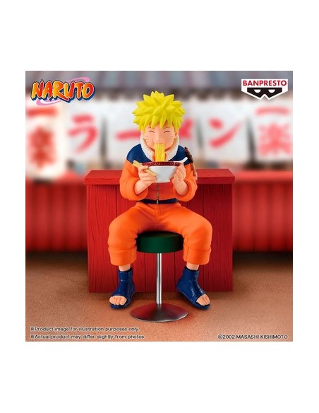 NARUTO SHIPPUDEN - ICHIRAKU - NARUTO UZUMAKI - STATUA 10CM