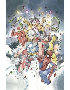 SPIDER-MAN 857 VARIANT PEACH MOMOKO 30 ANNI PANINI -...