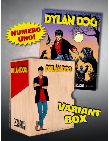 RACCOGLITORE FUMETTI ANNATA IN LEGNO - DYLAN DOG L`ALBA DEI MORTI VIVENTI RISTAMPA