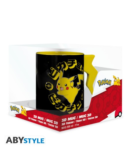 POKEMON - TAZZA 3D - PIKACHU LIGHTENING BOLT