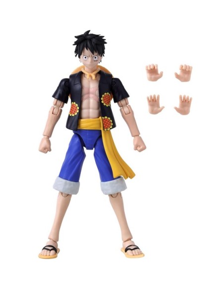 ONE PIECE - MONKEY D. LUFFY DRESSROSA VERS FIG ANIME HEROES