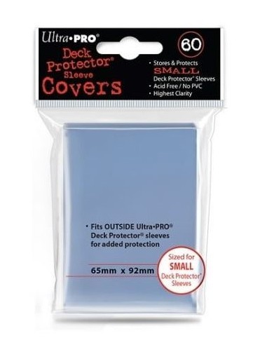 60 BUSTINE SMALL - DECK PROTECTOR SLEEVES COVER - (65mm X 92mm)