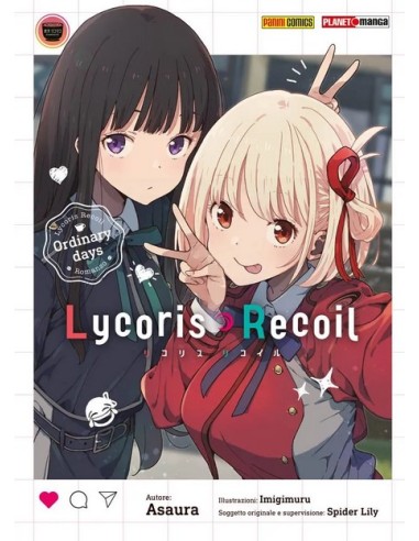LYCORIS RECOIL ORDINARY DAYS (ROMANZO)