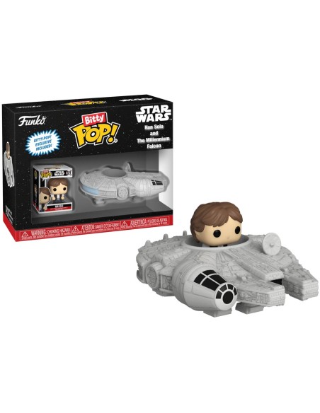 STAR WARS - RIDE - HAN SOLO WITH MILLENIUM FALCON - BITTY POP