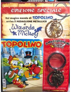 TOPOLINO CON MEDAGLIONE WIZARDS OF MICHEY 3303