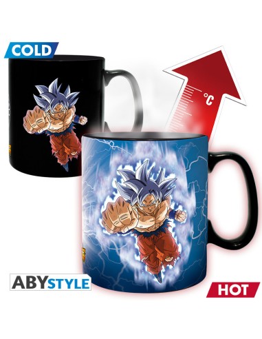 DRAGON BALL SUPER - TAZZA HEAT CHANGE 460ML - GOKU VS JIREN