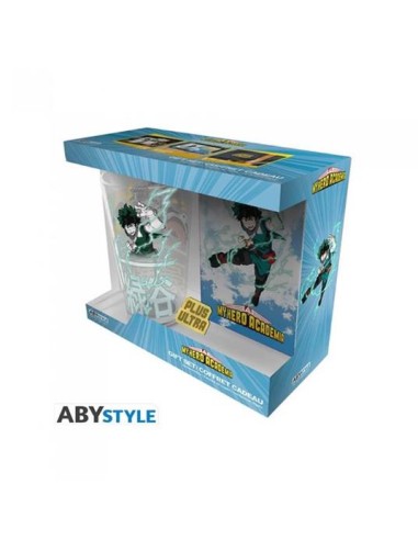 MY HERO ACADEMIA GIFT BOX - XXL BICCHIERE, SPILLA, POCKET NOTEBOOK
