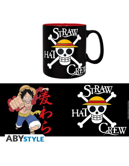 ONE PIECE LUFFY & SKULL TAZZA 460ML