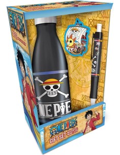 ONE PIECE - BOTTLE, MAGNET, PIN GIFT SET - STRAW HAT CREW