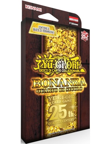 TUCKBOX YU-GI-OH! - QUARTER CENTURY BONANZA (3 BUSTE)