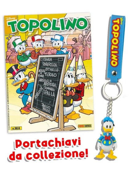 TOPOLINO 3616 + PORTACHIAVI PAPERINO
