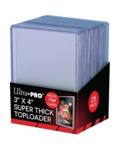 5 TOPLOADER 3" X 4" - SUPER THICK 360PT