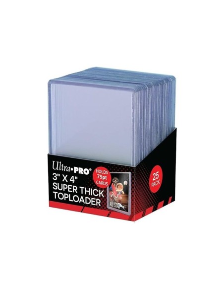 25 TOPLOADER 3" X 4" - THICK 75PT