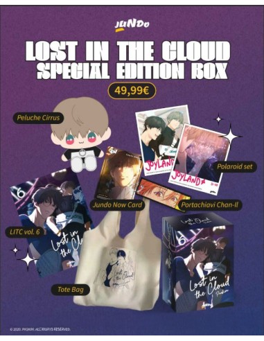 LOST IN THE CLOUD 6 SPECIAL EDITION (oltre al volume, include sei gadget esclusivi: Un peluche di Cirrus , una tote bag in coton