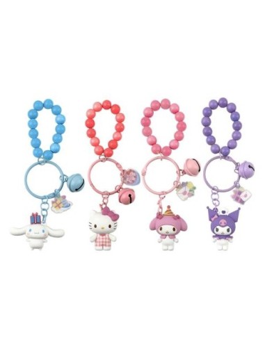HELLO KITTY AND FRIENDS - KEYCHAIN & BRACELET - CELEBRATION SERIES - CHARACTERS PDQ