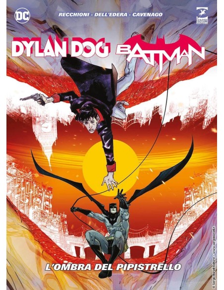 DYLAN DOG / BATMAN L`OMBRA DEL PIPISTRELLO (2025) - COVER INEDITA DI CARMINE GIANDOMENICO