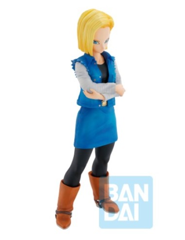 DRAGON BALL - ICHIBANSHO FIGURE FROM ICHIBAN KUJI - ANDROID N.18 (ANDROID FEAR) 23CM