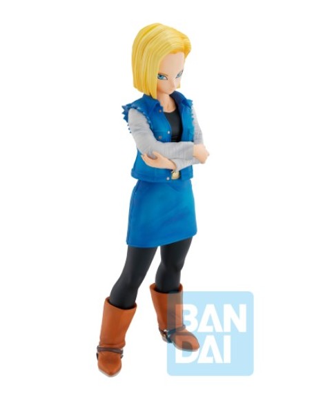 DRAGON BALL - ICHIBANSHO FIGURE FROM ICHIBAN KUJI - ANDROID N.18 (ANDROID FEAR) 23CM