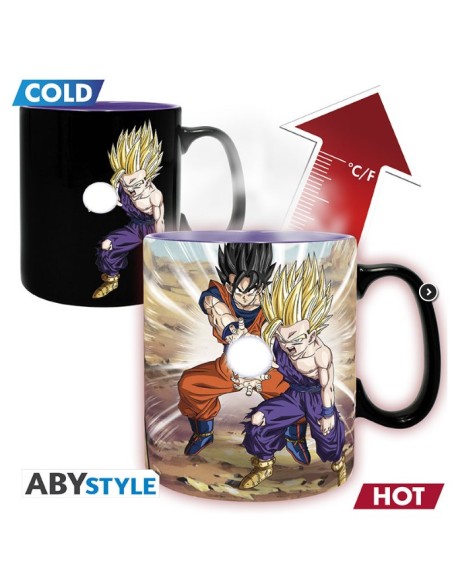DRAGON BALL - TAZZA HEAT CHANGE 460ML - GOHAN/CELL