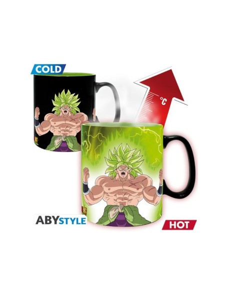 DRAGON BALL BROLY - TAZZA HEAT CHANGE 460ML - GOGETA & BROLY